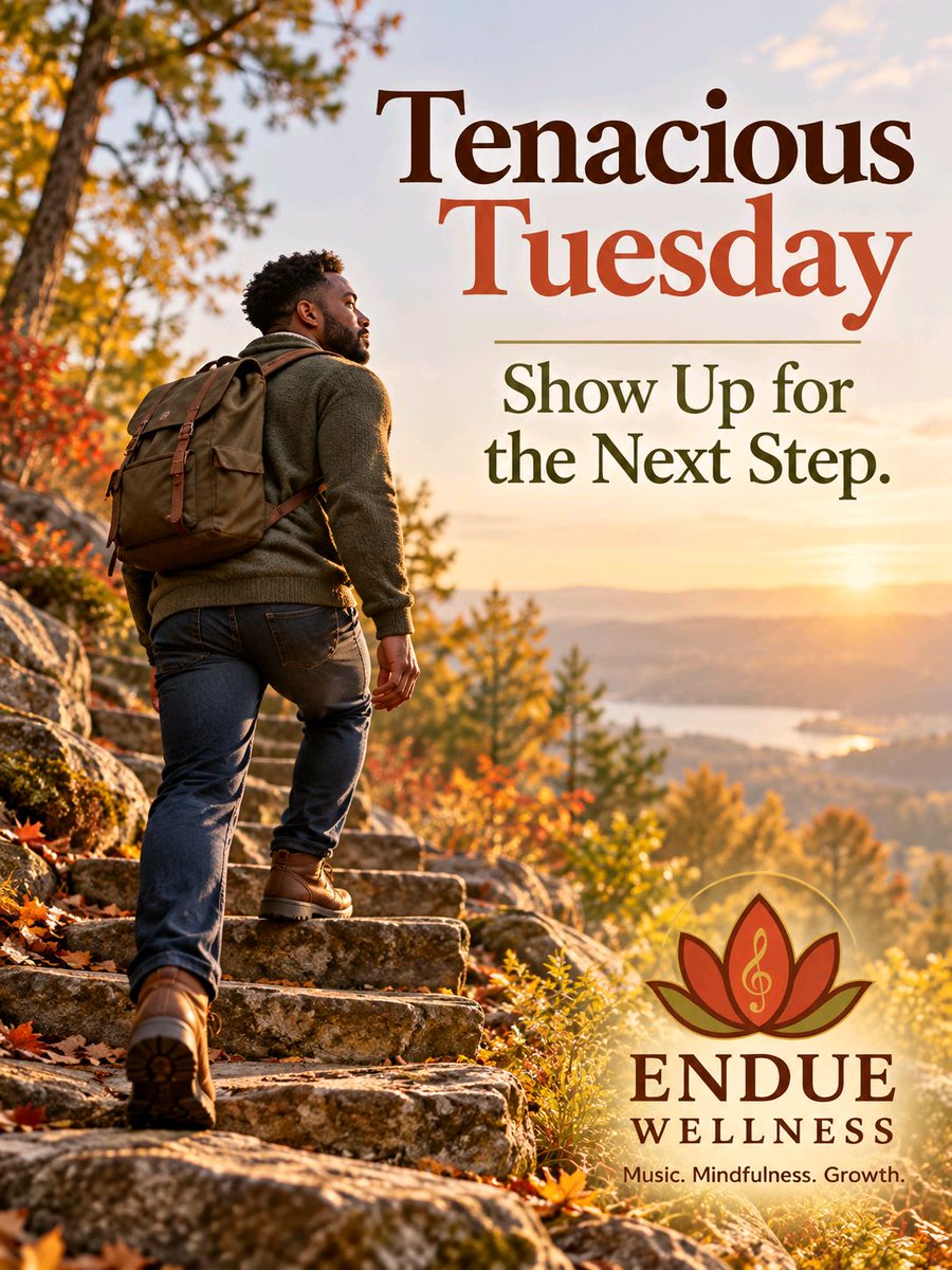 enduewellness's tweet photo. Hey Beautiful Souls… 🌿 You don’t need to see the whole path. Show up for the next step, and keep going from there.
Y’all know the vibe — stay grounded, stay glowing. Endue it with grace. ✨
#TenaciousTuesday #EndueWellness https://t.co/EhpEHpiZYW