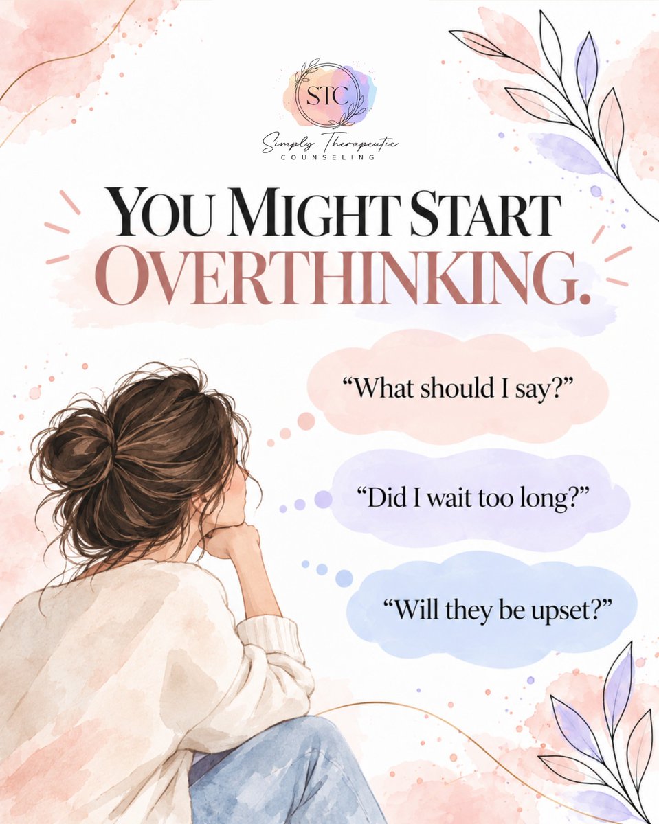 SimplyTherpeuti's tweet photo. 📱 It’s six words on a screen. Why does replying sometimes feel like a whole assignment?

When your emotional bandwidth is already stretched, even small social tasks can start feeling surprisingly demanding.
.
📞 817-482-0537
.
.
#SimplyTherapeuticCounseling #EmotionalOverwhelm https://t.co/cWFhtotYIk