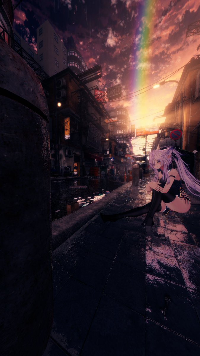 d0ske_13e's tweet photo. 雨上がりにベンチ濡れてるの気づかなくてケツびちゃびちゃになったことが10回はあります。気を付けよう。
#VRchat #shinano3D https://t.co/e3TnddhC45