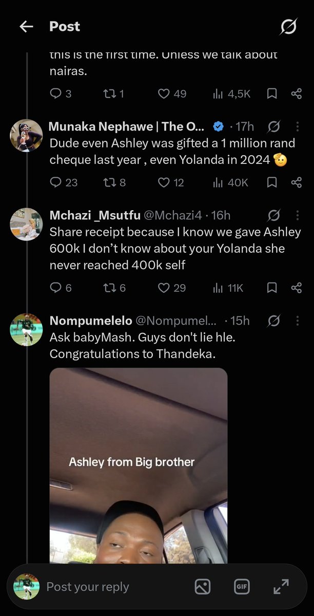 Nompumelelkoxy's tweet photo. @TheGyal_ This how this thing started,mind you Italians under that tweet we agreeing with her. Now it has moved to ONCE-OFF Sisuke nini from "Ashley got R600" https://t.co/LbSmucjv6s