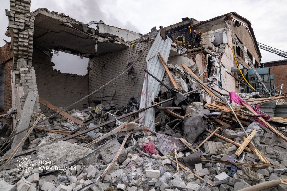 andrii_sybiha's tweet photo. Another deadly Russian attack on Ukraine. Guided aerial bombs struck civilian sites in Kharkiv, killing at least six people and injuring 59, including three children.

For millions of Ukrainians living in frontline regions, the threat is particularly acute. Guided aerial bombs have become one of Russia’s main tools for terrorising Ukraine’s frontline regions. 

Cities and communities close to the frontline face this threat every day, while Russia retains the ability to launch these bombs from a distance and repeat such attacks again and again.

Protecting these regions requires depriving Russia of the ability to carry out such attacks with impunity. We are working with partners to reduce its ability to launch such deadly strikes.

When Russia uses its military capabilities to terrorize Ukrainian civilians, Ukraine has every right to respond and decrease Russia's terror capacities.