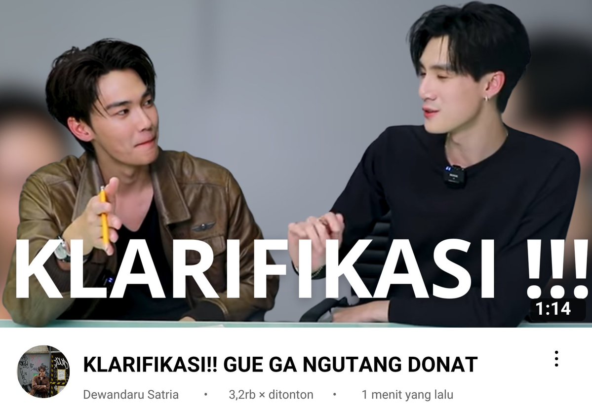 hayatoyelo's tweet photo. dewtee few tweets au; youtuber ngutang donat di bakery https://t.co/ExqIbV7W6X