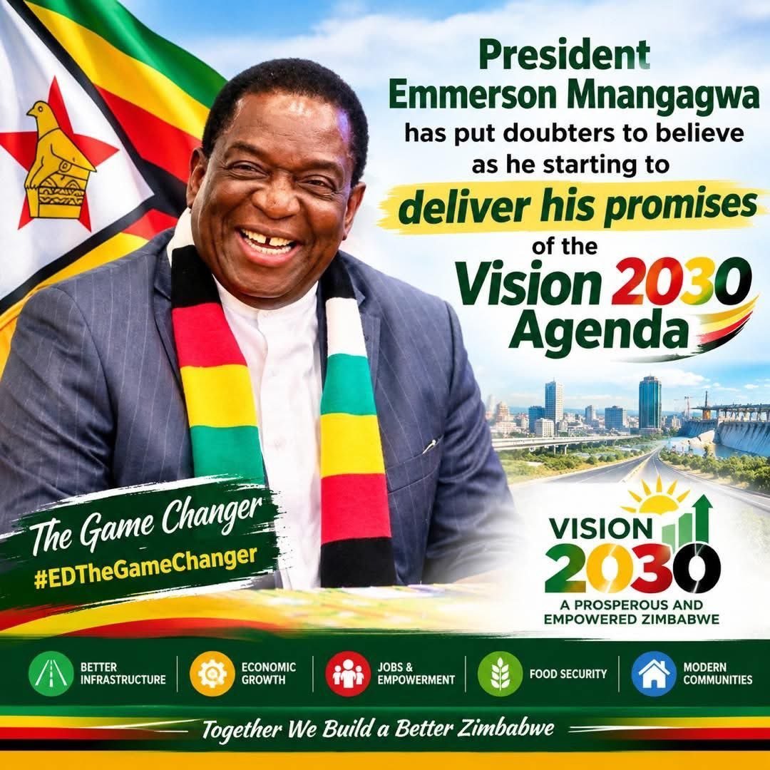 pattymash26's tweet photo. Brick by brick, project by project, community by community. That’s how development happens. The Second Republic’s bigger test is turning national plans into better roads, more power, productive farms, stronger industries, jobs and opportunities for young Zimbabweans. #VakaZim https://t.co/hzZq0pZlF5