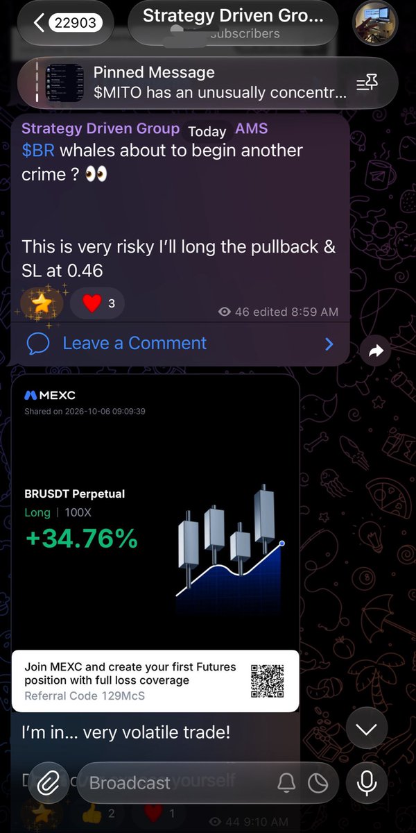iamflams's tweet photo. Winners always win!
We caught the pump on $BR.
    
50x+ yesterday. 50x+ again today. 😮‍💨 https://t.co/nkJBAL28a3