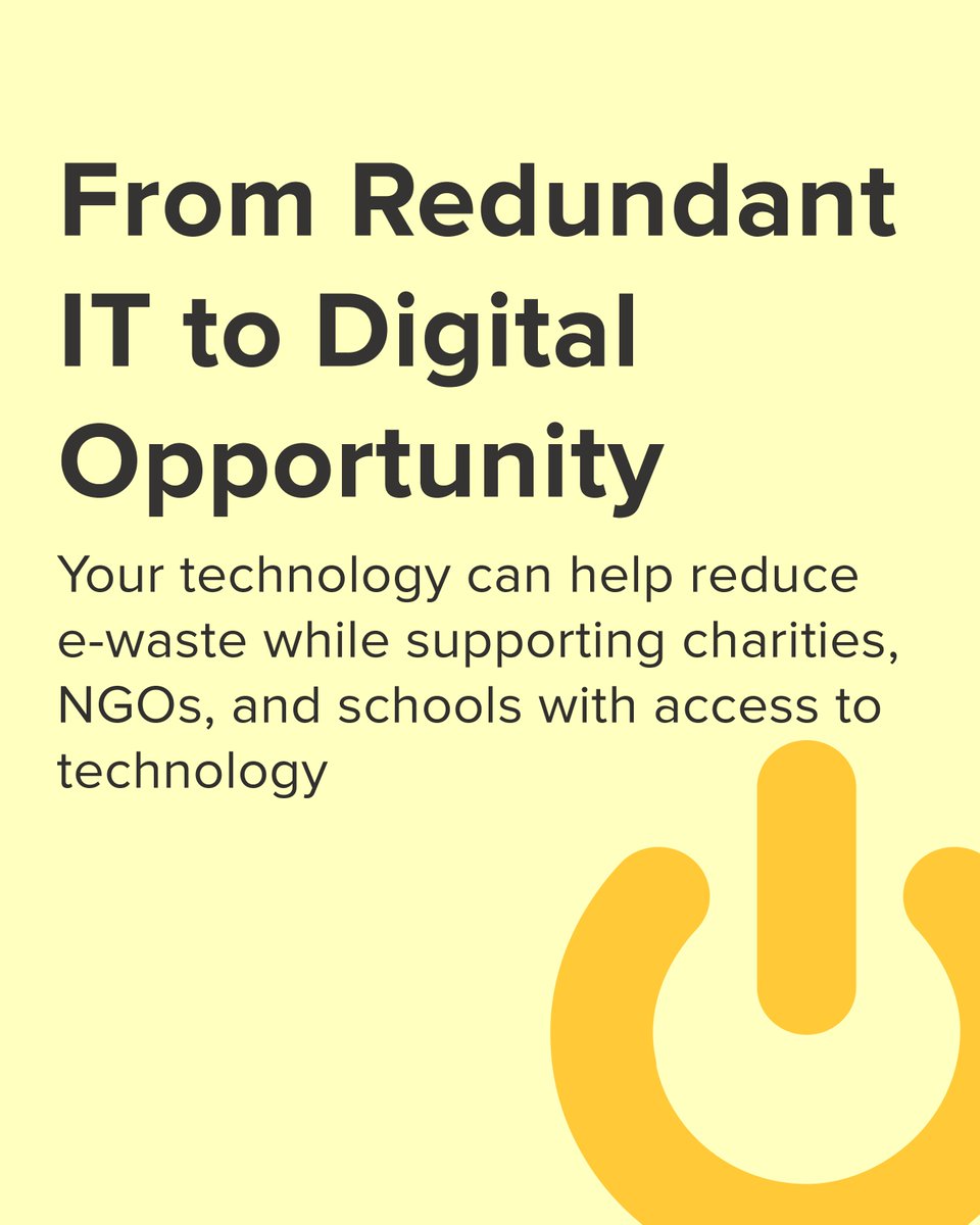 Computer_Aid's tweet photo. Technology that has reached end-of-life doesn't have to become e-waste. Your IT disposal could become someone's opportunity.

Visit the Computer Aid website to find out how: https://t.co/S0ghIxYH3v 

#ITAD #DataSecurity #Compliance #Sustainability https://t.co/Ohv8E4jrW2