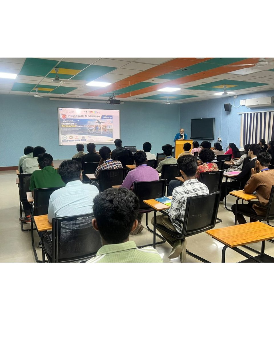acscebangalore's tweet photo. โ๏ธ #Orientation_Programme | #Aeronautical_Engineering ๐ Dr. ACSCE hosted an insightful session for 3rd Sem B.E. students on 1 Oct 2026, featuring expert guidance on aerospace careers, innovation & emerging technologies. ๐โจ #DrACSCE #AerospaceEngineering https://t.co/OLHR8wOzfV