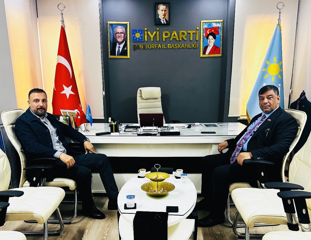 AliErogllu's tweet photo. İYİ Parti Şanlıurfa İl Başkanlığımızı ziyaret eden Anavatan Partisi Teşkilat Başkan Yardımcısı Sayın Halil ASLAN’a nazik ziyaretleri için teşekkür ederiz.

@MDervisogluTR 
@iyiGenclikUrfaa 
@iyiparti 
@iyipartiurfa @anavatan1983 
@HalilAslan63_ https://t.co/AfXqV8q3op