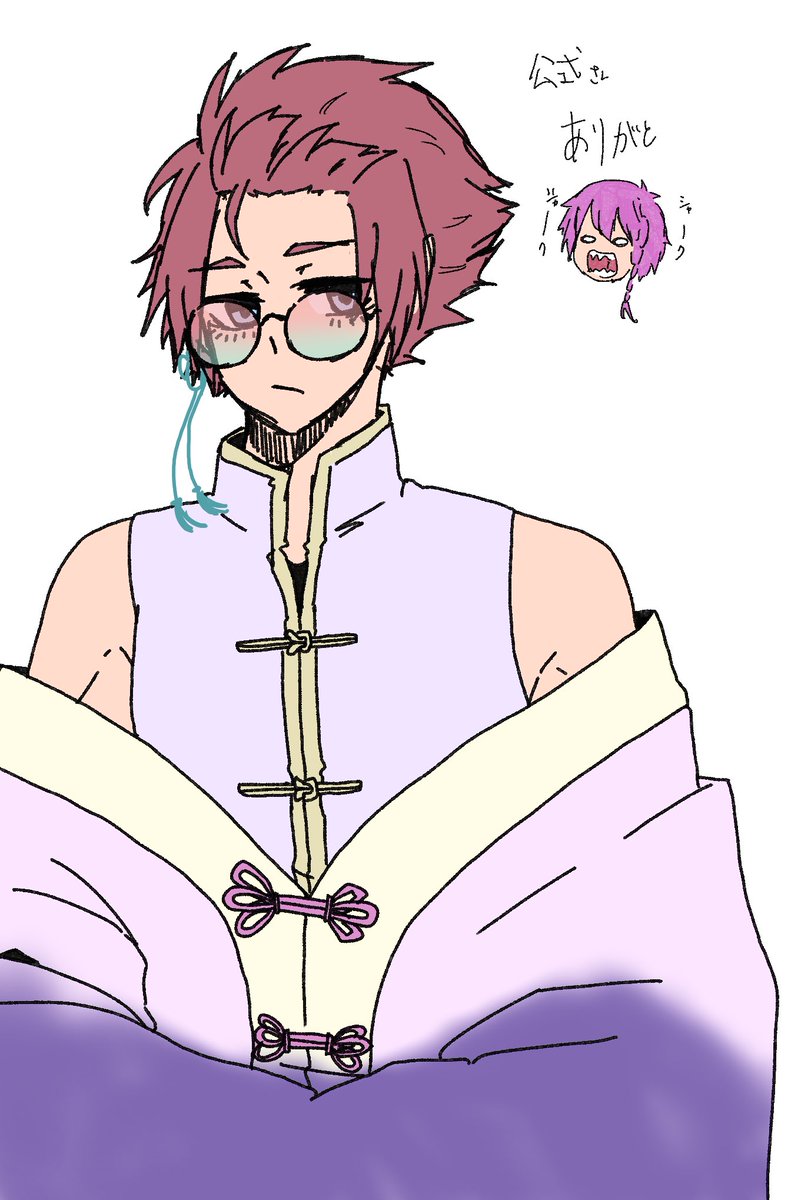 _aoya_'s tweet photo. 一晩あけてみたら生え際後退しすぎてるitsseとおまけのkrn
色？ちゃんと描き切ってないのでグラデは入れません https://t.co/W708L2ntp7