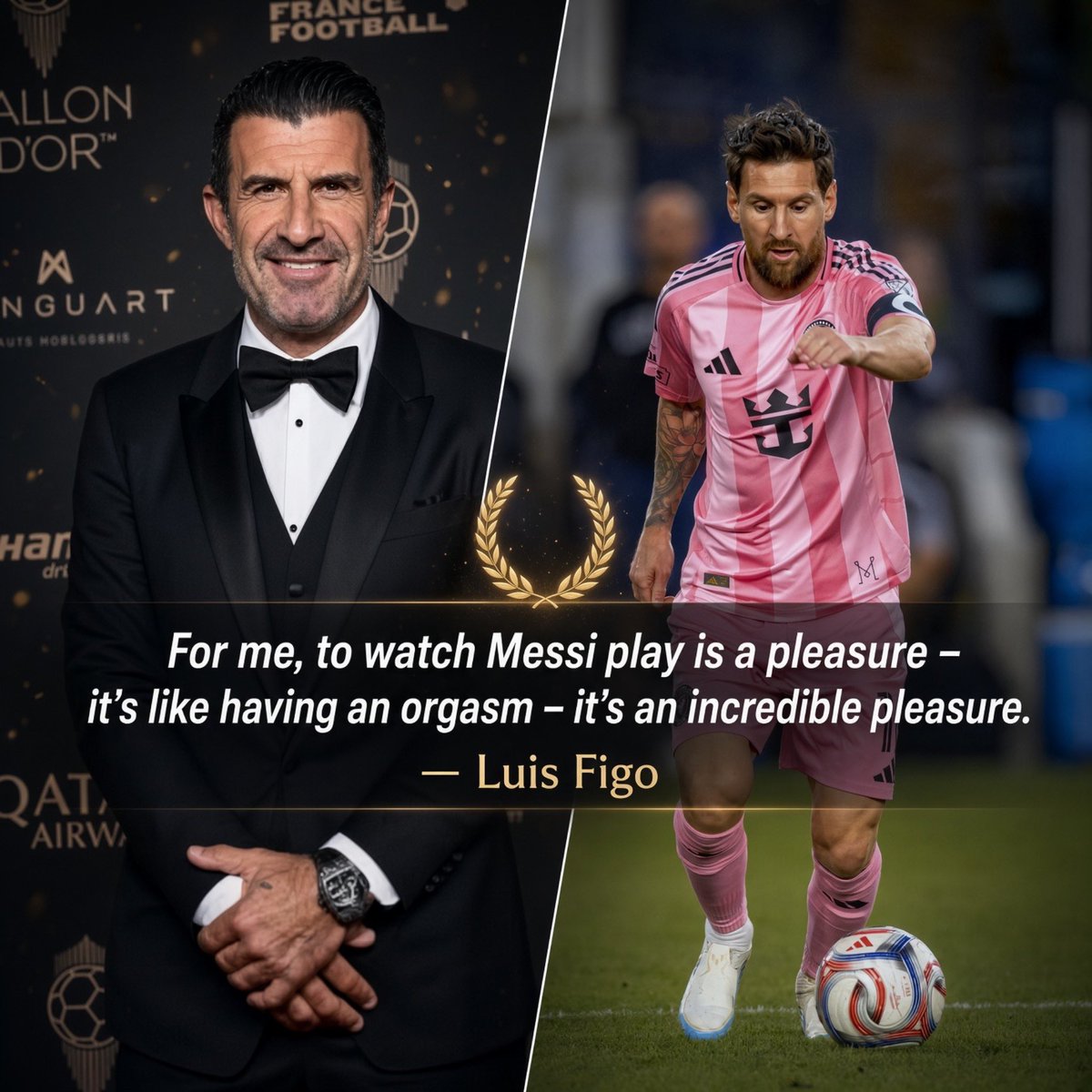 Joshua__Ubeku's tweet photo. 🚨🎙️🇵🇹 | Luis Figo on Lionel Messi: https://t.co/7bg5RWPItL