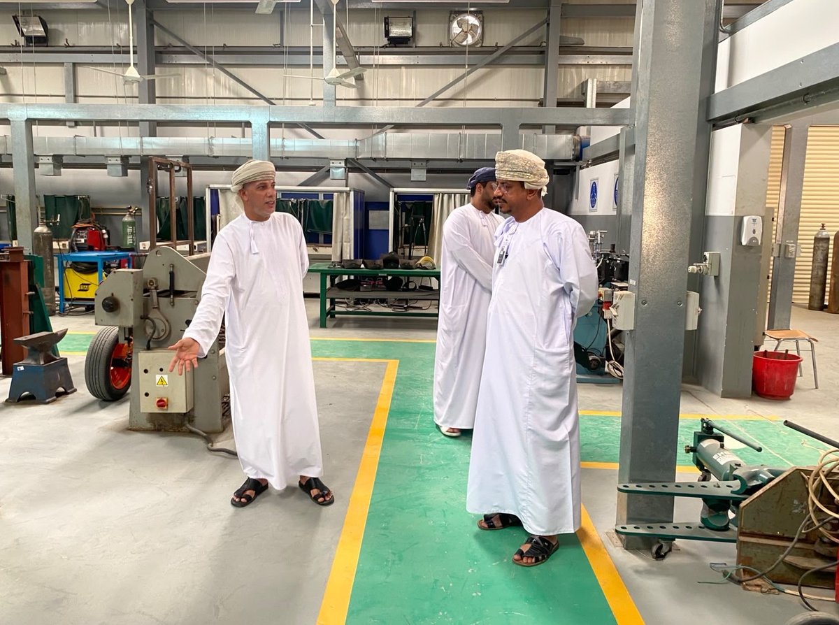 Sur Industrial City’s management discussed training and employment opportunities with Sur Vocational College to strengthen collaboration, support student readiness for labour market, and learn about the college’s key achievements, teaching methods, and vocational specialisations.