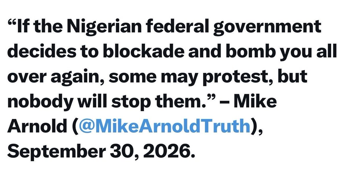 Dr_Drk06's tweet photo. Shame on unto you Aloy
I guess you're just consoling yourself 
You've brought destruction upon yourself and you, your likes will never remain the same.
Just get this into your score a white mbe like Mike @MikeArnoldTruth have no say where over 80 million Biafran people freedom is, otherwise you all will be chased to market square, where you will all remain m@d forever. Ndiala!!
A useless white imbecilic man Mike Android @MikeArnoldTruth who threaten to bomb me and my people we never get away with that threat. Chukwu Kpokwa Unu Nile Oku there!

God bless the United States of Biafra redeclared and being piloted currently by our Able, Amiable Dpm Dr. Ngozi Orabueze.
Aloy, you and your likes must BOW to her at the end. Bookmark this.