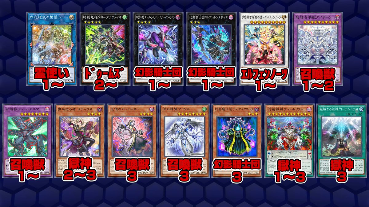 kurosemi_x's tweet photo. マスターデュエル新パック
「アライズ・オブ・アポカリプス」
のUR・SR必要枚数早見表です！

獄神と召喚獣が個人的にはアツい！
あと、KONAMIさん、絵違い出し過ぎですよね？

ソースはRYUさんの配信から
#遊戯王マスターデュエル
#マスターデュエル https://t.co/RZim9MxfHA