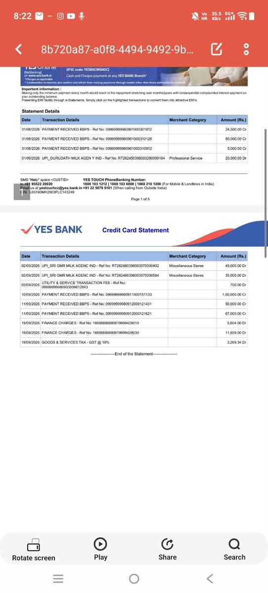 JyothiRushika's tweet photo. Disputed late fee charges levied unjustly!
I attempted the payment for my RBL credit card (ending in 2374) well within the mandatory 3-day RBI grace window, but the transaction failed due to a technical error on 9th Sep.
  
Under RBI customer protection norms, cardholders cannot be penalized with late fees or negative credit reporting for payment gateway/technical glitches during grace periods. Requesting an immediate reversal of charges.
CC: @RBLBank @RBLBankCare @RBI @RBIsays
#RBLBank #CreditCard #RBI #Grievance