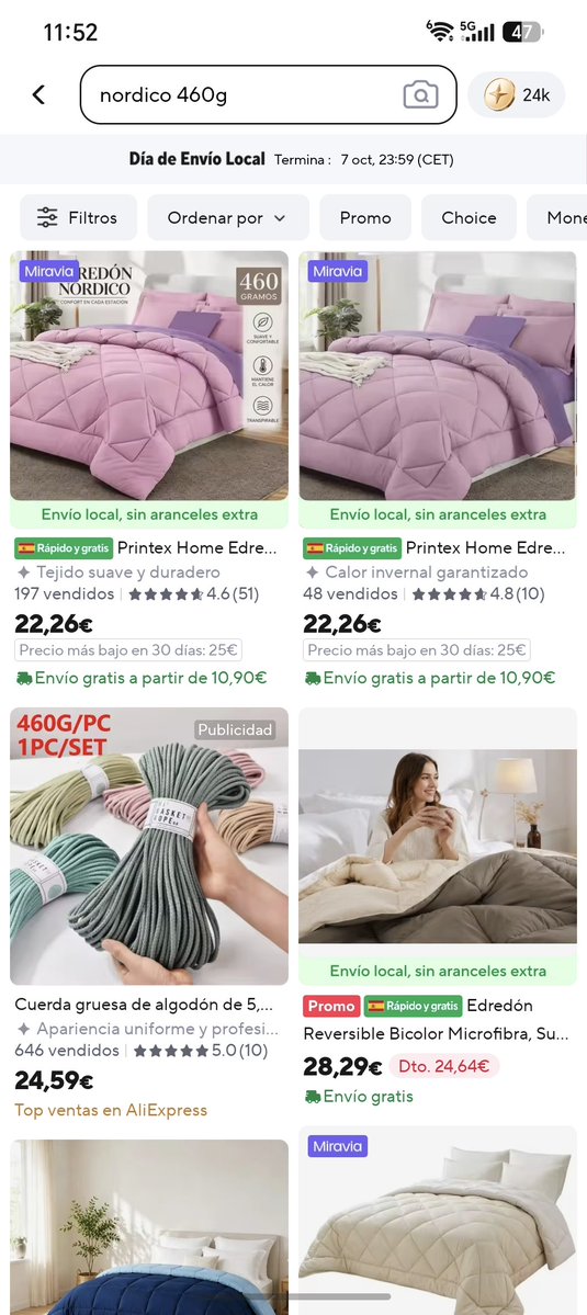 TheWomanOfRed1's tweet photo. @AliExpressES Si canjeas 32000 gemas te dan un cupón de 3,65€ que puedes canjear si haces una compra superior a 27,38€ y es mentira, el artículo cuesta 28,26€ y no lo aplica. Menudos estafadores estáis hechos. https://t.co/oheaePxWUO