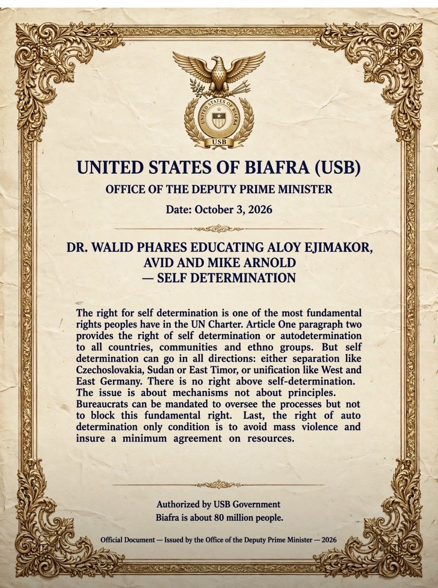 Dr_Drk06's tweet photo. Shame on unto you Aloy
I guess you're just consoling yourself 
You've brought destruction upon yourself and you, your likes will never remain the same.
Just get this into your score a white mbe like Mike @MikeArnoldTruth have no say where over 80 million Biafran people freedom is, otherwise you all will be chased to market square, where you will all remain m@d forever. Ndiala!!
A useless white imbecilic man Mike Android @MikeArnoldTruth who threaten to bomb me and my people we never get away with that threat. Chukwu Kpokwa Unu Nile Oku there!

God bless the United States of Biafra redeclared and being piloted currently by our Able, Amiable Dpm Dr. Ngozi Orabueze.
Aloy, you and your likes must BOW to her at the end. Bookmark this.