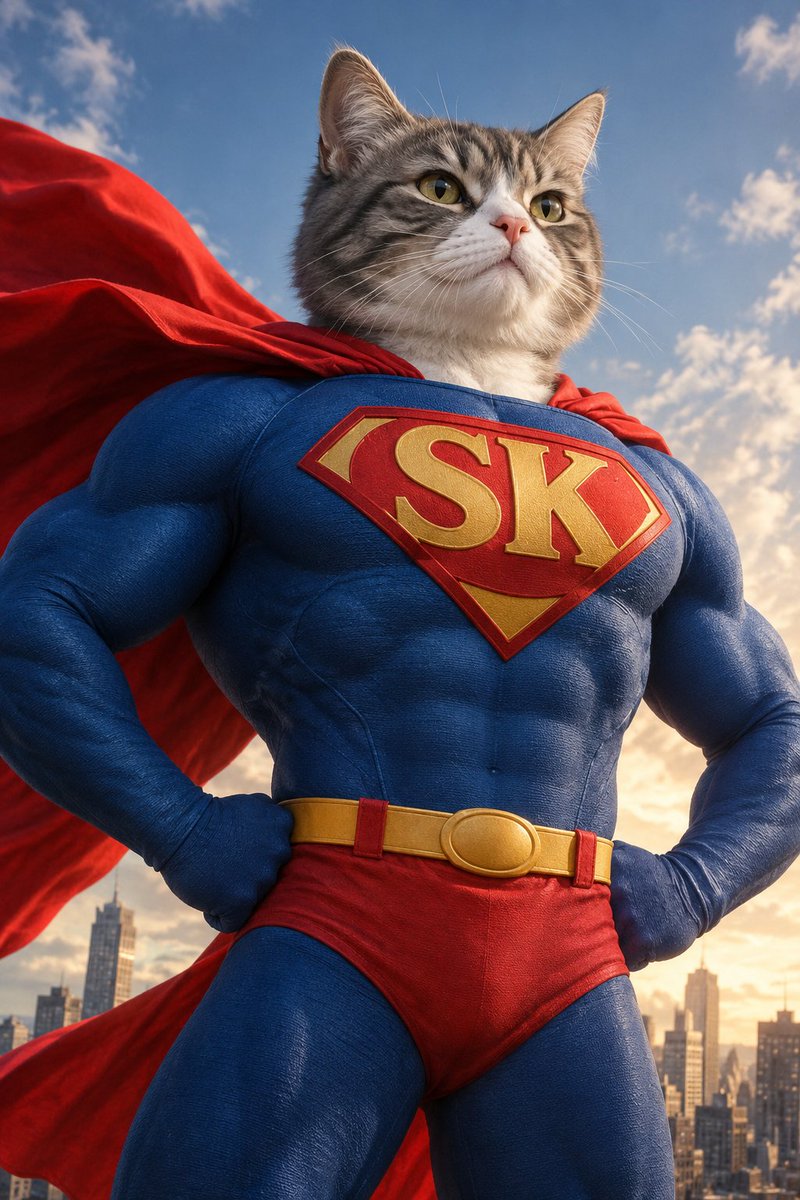 zigoopracetamol's tweet photo. Even Superman would lose to Superkitty.
#SuperKitty $SK https://t.co/KDN3qWadg8