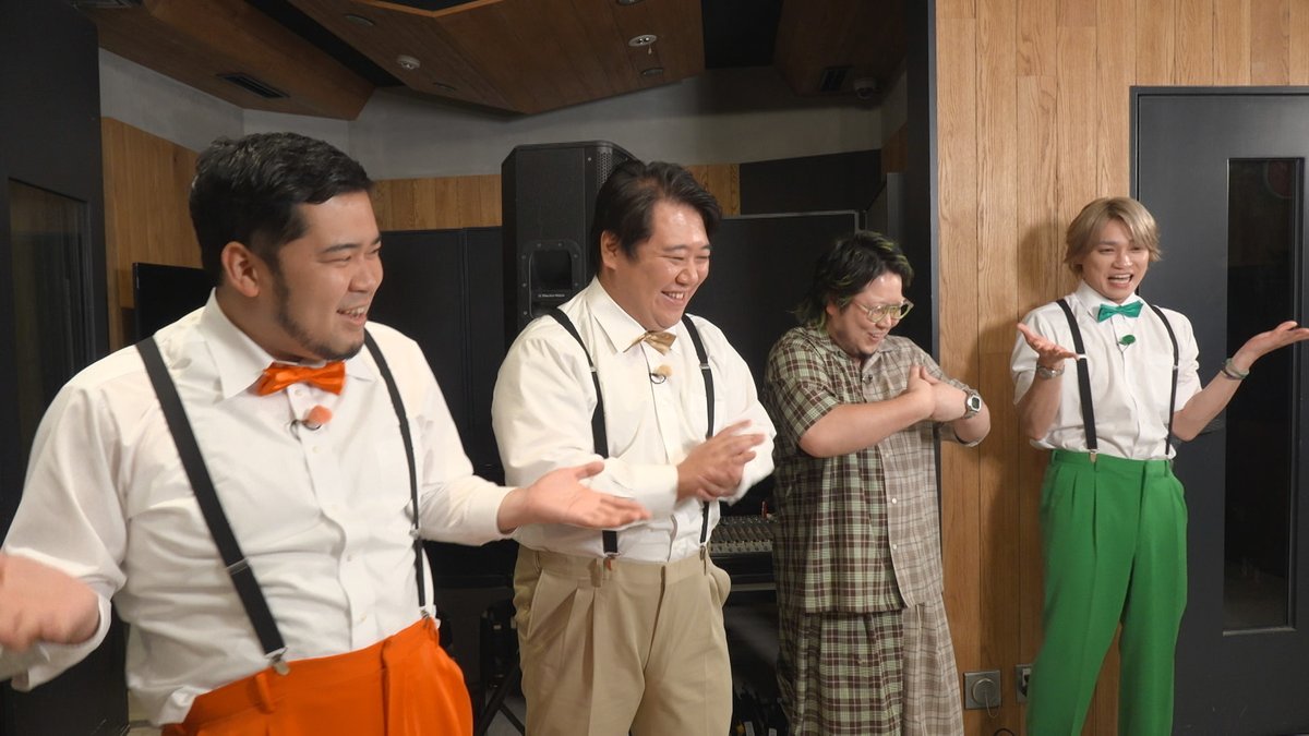 oricon's tweet photo. 📺️ニカゲーム
こっちのけんと作の番組主題歌が完成❗️
⠀
二階堂高嗣、松井ケムリ、ラランド・ニシダが
レコーディングスタジオへ向かうと
ラコちん🦦に閉じ込められてしまう💦
⠀
番組の最後には
二階堂も思わず驚くサプライズが👀
https://t.co/Wi4O61dh9T
⠀
#ニカゲーム https://t.co/y5WTyb9pCK