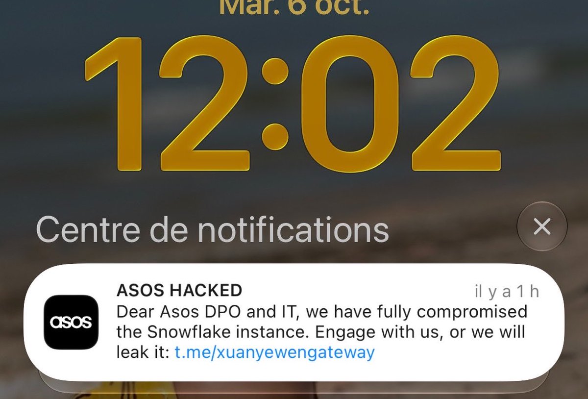SainteRita_'s tweet photo. J’ai failli cliquer je croyais que c’était un coup de com ! #asoshacked https://t.co/gxNnbYDuDF