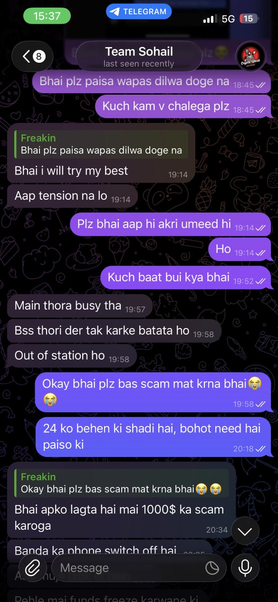 FreakinXBT's tweet photo. Even after scamming me and saying that he is not linked with the scammers, he continuously posted about his P2P in his main channel https://t.co/oCFBvpbC5r