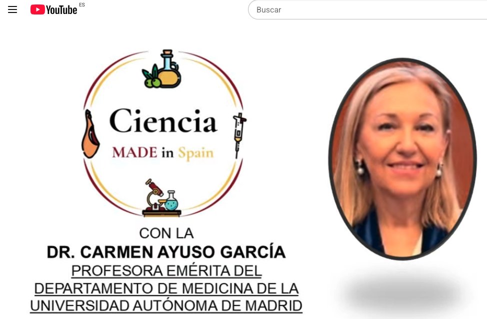 IIBmCSICUAM's tweet photo. 🎥 Entrevista a la Dra. Carmen Ayuso, referente en genética clínica y medicina genómica, dentro del proyecto de divulgación "Ciencia Made in Spain" liderado por Alejandro Samhan profesor @UAM_Madrid e investigador #IIBM
▶️ ¡No te la pierdas! 👇
https://t.co/9ItrOMMb1i https://t.co/1fhJn7IDn0