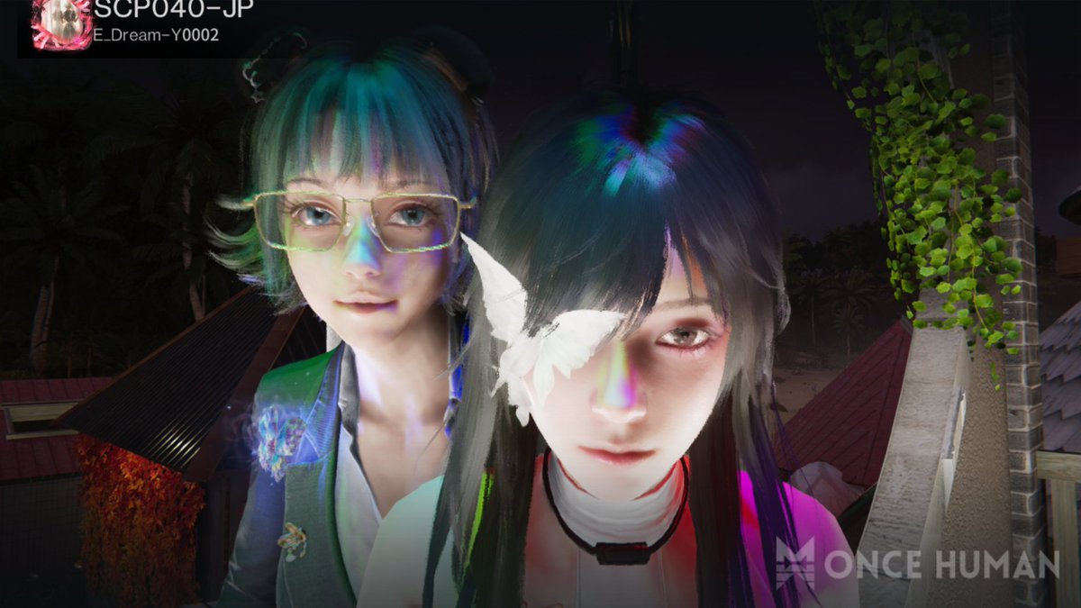 GreenFox_Gaming's tweet photo. #oncehuman #ワンスヒューマン
シゴデキレディは家畜の世話を恙なく終わらせ、運営様からアンケが来ていたので「超越者の表情を豊かにして！」と送り返しまして蝶さんの髪の匂いを堪能しながら晩御飯を食べたのでした。相方氏に「猫っぽく」とｷｬﾗｸﾘをしてもらって大満足(決してヤ○ネコではない https://t.co/ojpQrUd1cJ