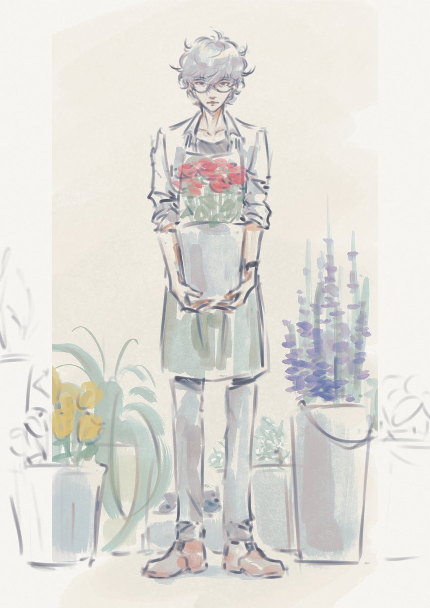 _am_rr's tweet photo. my beloved flower boy.. . #persona5 https://t.co/pGEMKwDWqB