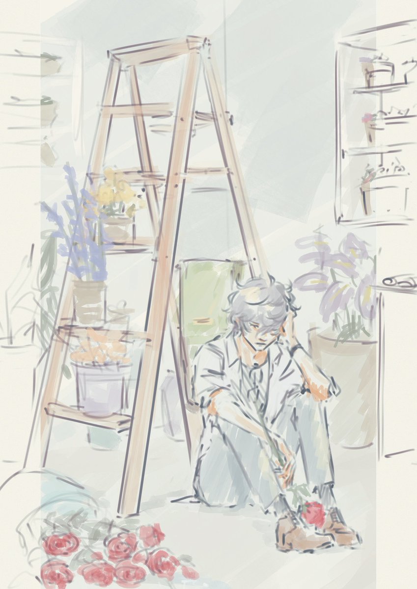 _am_rr's tweet photo. my beloved flower boy.. . #persona5 https://t.co/pGEMKwDWqB