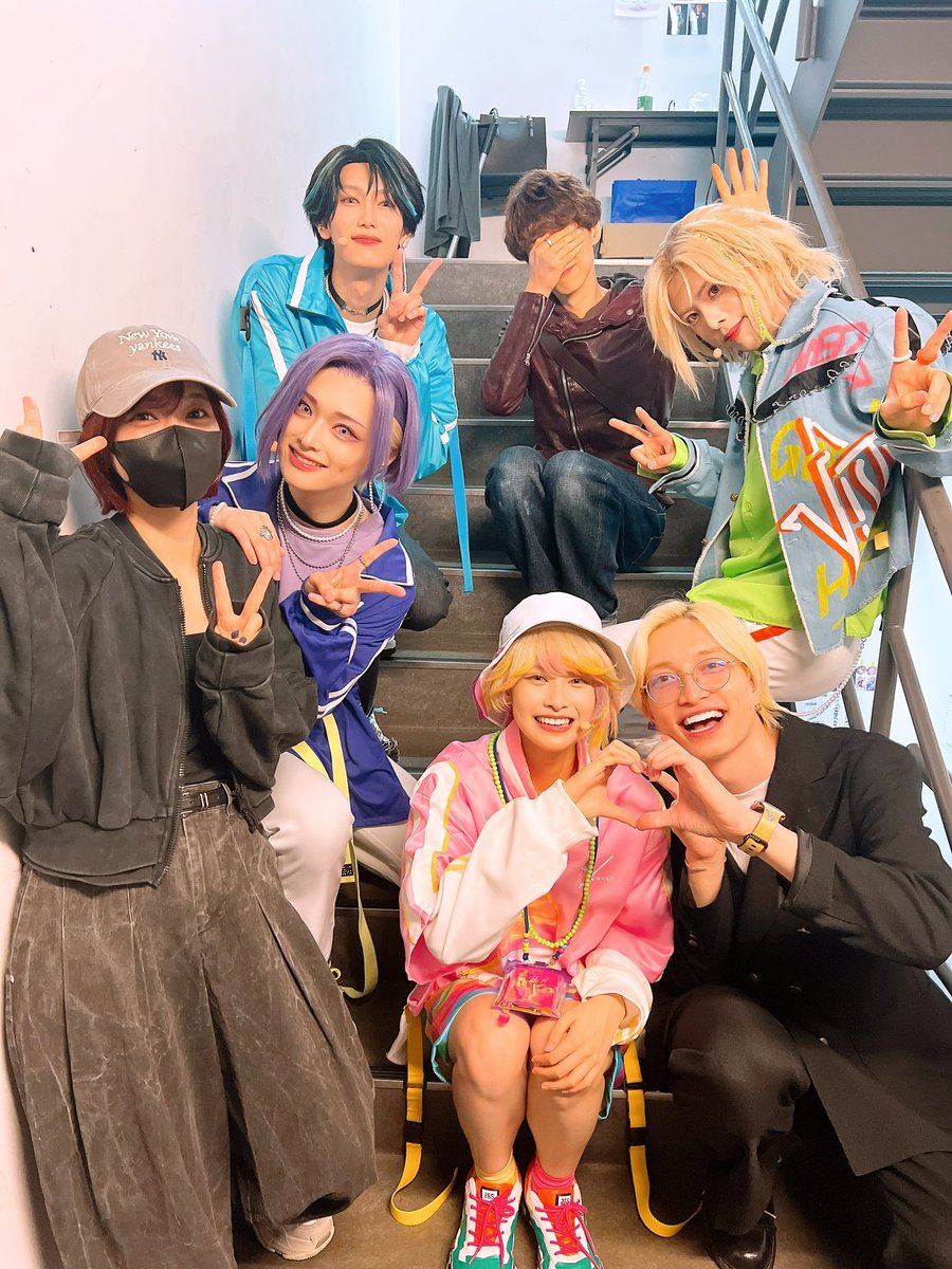 rentakanashi_'s tweet photo. なんと！
先日VISTYの声優さん達が観に来てくださいました！！😳✨
とても嬉しい😭💓

いただいたお言葉を胸に、残りの公演も全力でお届けします🫡🔥

#パラライ
#パラステ
#パラステRtL https://t.co/PLOCEcytPe