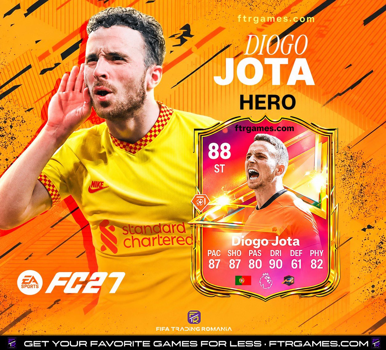 Diogo Jota added to FC 27 Database