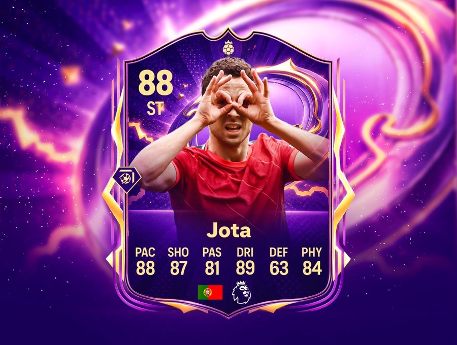 FC27News_'s tweet photo. 🚨 Diogo Jota 🇵��� has been OFFICIALLY added to the FC27 database 

Hero card soon 🙏 

❤️❤️❤️❤️❤️ https://t.co/PbI4PZx0Ls