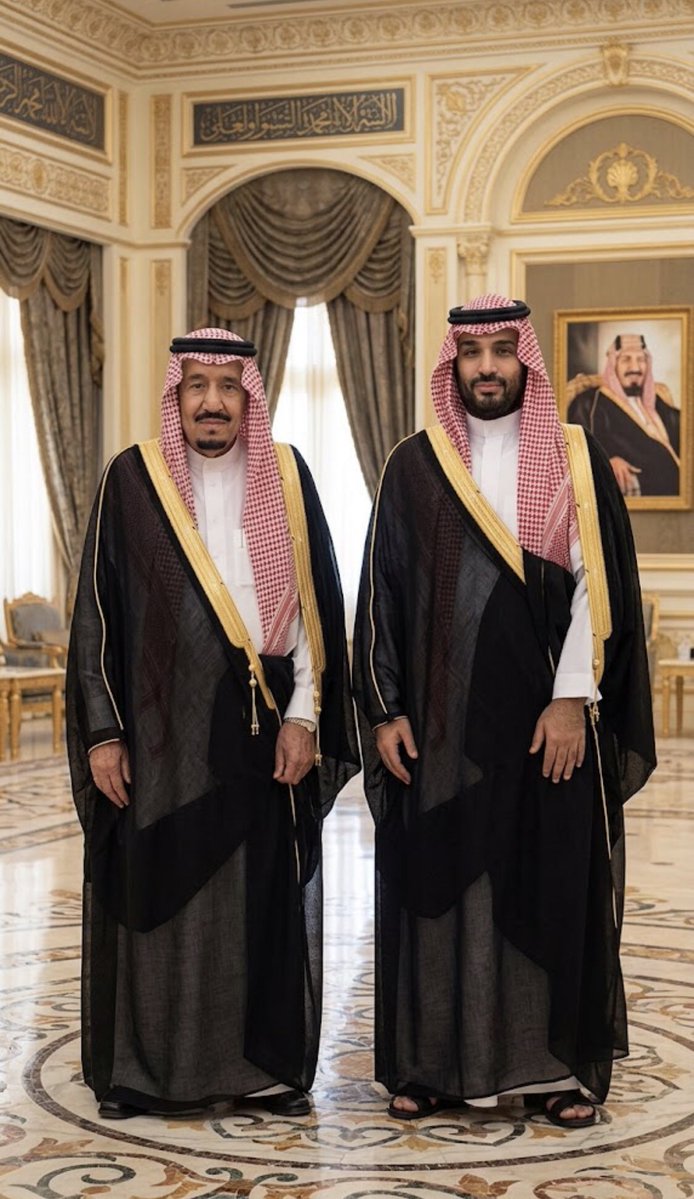 HRHMBNSALMAAN's tweet photo. سيدي خادم الحرمين الشريفين الملك سلمان وسمو #ولي_العهد يهنئان رئيس جمهورية مصر العربية بمناسبة ذكرى يوم العبور لبلاده. https://t.co/QFE67KQGKz