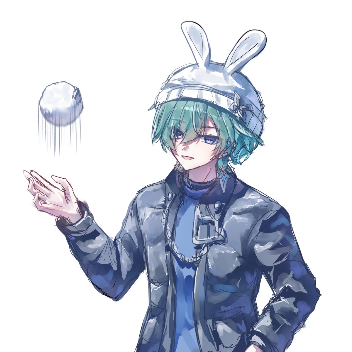 albatron990523's tweet photo. 副隊長、あなたの雪玉、なんか様子おかしくないですか https://t.co/WYWB5qajgC