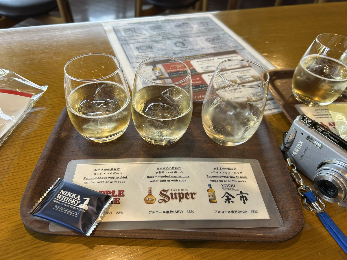 bongotw's tweet photo. 旅行に出かけるとカカァの浪費がえげつない。
ニッカ蒸留所のショップで3万弱。
ちいかわで1万越え。
全部オレのカードで買わされた‥
まあ楽しんだから良いけどね😄
#余市
#小樽 https://t.co/BaUzFLJ1kW