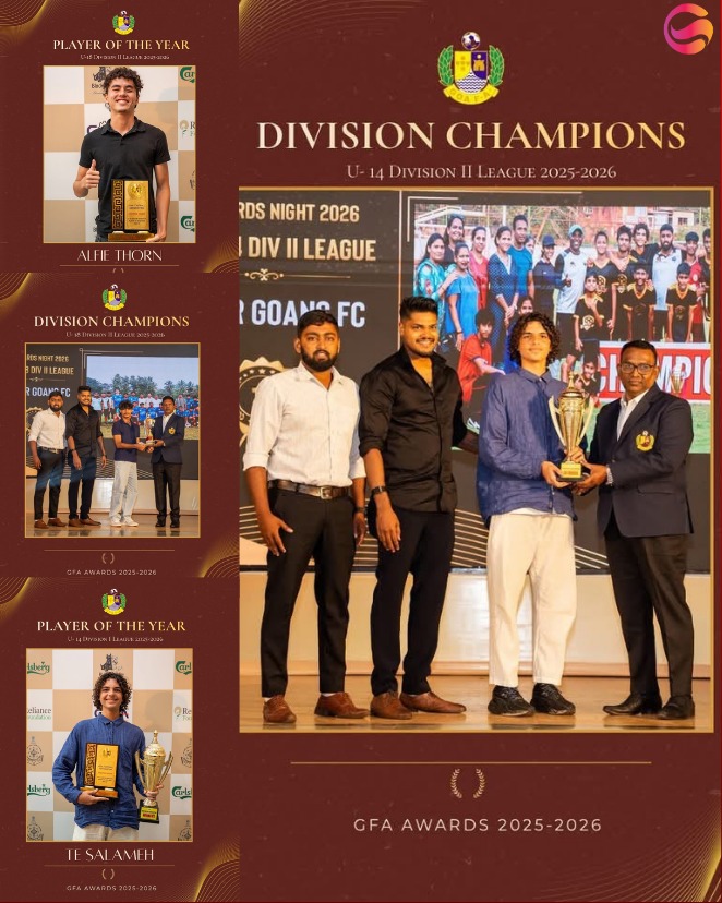 goemkarponnlive's tweet photo. Team Super 30 Wins Multiple Trophies At GFA Awards 2025-26
#TeamSuper30 #GFAAwards #GoaFootball #SuperGoansFC #Goemkarponn https://t.co/7HuBWeWMMg