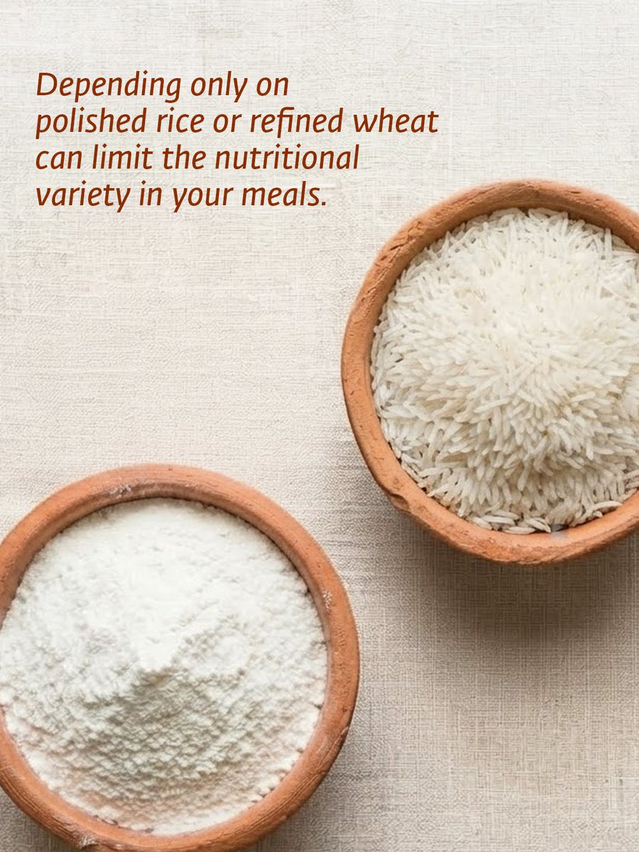 ishafoundation's tweet photo. Bring more variety to your plate by including millets and other whole grains alongside rice and wheat. https://t.co/PlQ4GfMQwf