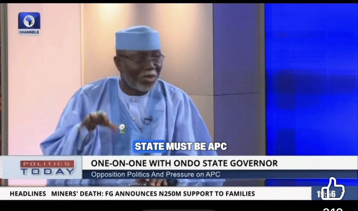 chrisOWOWA's tweet photo. No serious Federal Minister will even argue that he is not a subject to the Governor of his state or that he is above working with the Governor to deliver their party’s presidential candidate.

If that reality is what is making the headless mobs masturbate, please, let them empty their scrotum! The political structure remains the political structure.