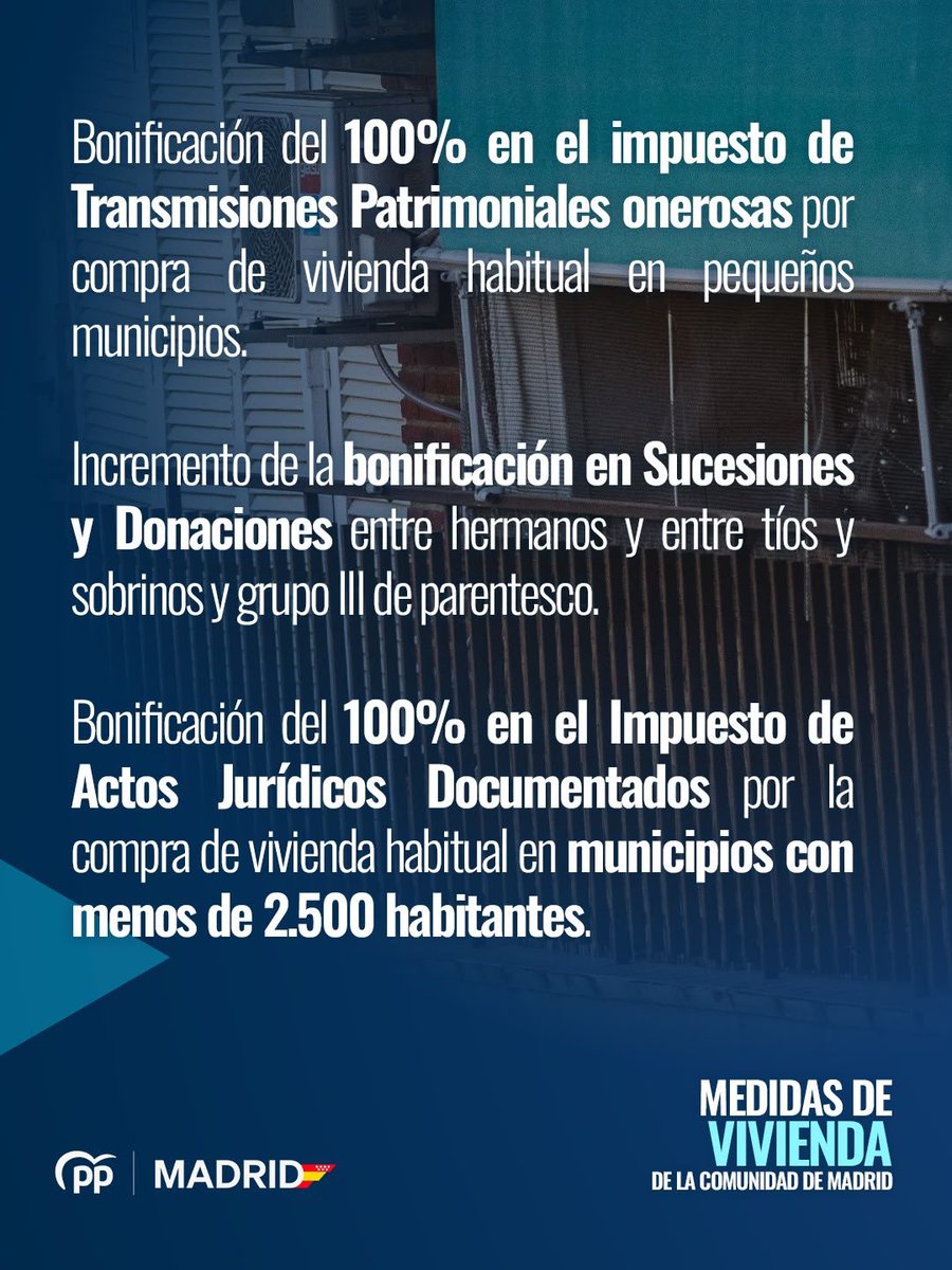 PP_Torrelodones's tweet photo. Frente a la improvisación y a la demagogia, soluciones 

✅ 35 rebajas de impuestos (con cuatro más previstas, con la vivienda como prioridad. https://t.co/rwE7tXEn4B