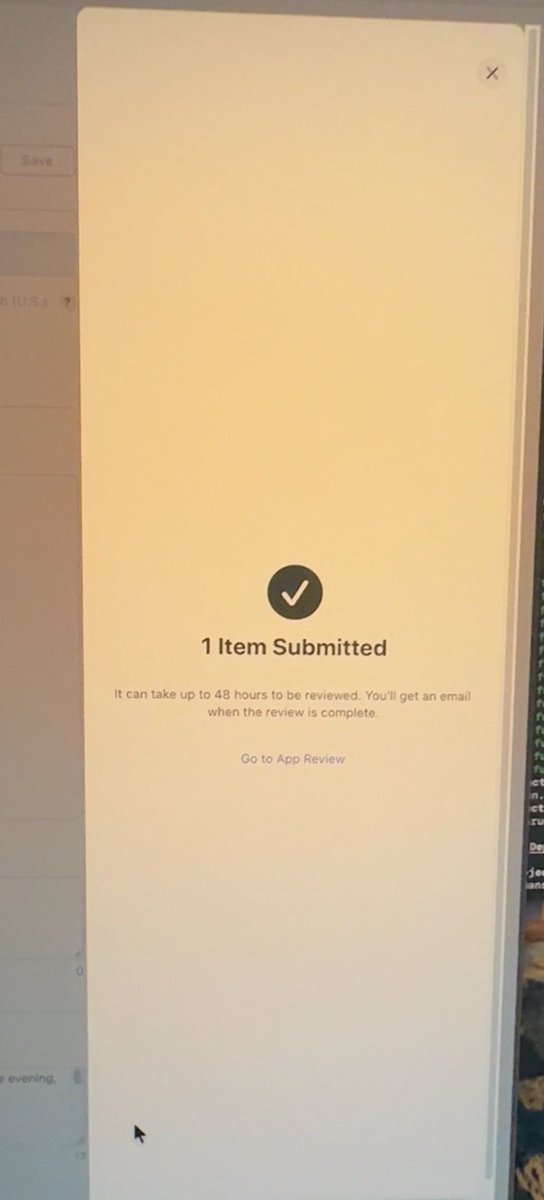 TheMetaPundit's tweet photo. Here we go!

6 months of sleepless nights. Let’s see how much app store review extends it. https://t.co/hzOhrUncDt
