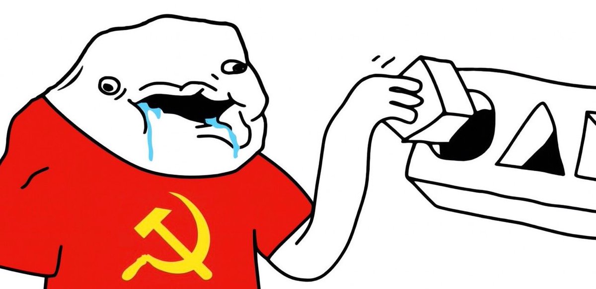 NicolasQuiPaie's tweet photo. Hurler « à bas l'État » avec un drapeau communiste… https://t.co/5ksXI96LGI
