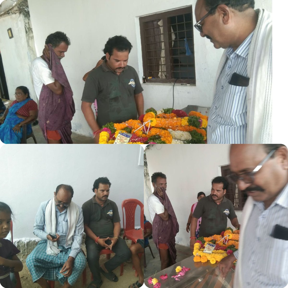 SarpanchNaik's tweet photo. *కొర్ర భామిని గారి మృతి వారి కుటుంబానికి తీరని లోటు** 
 *వారి మృత దేహానికి పూల మాల వేసి ప్రగాఢ సంతాపం తెలిపిన* 
 *నేనావత్ శ్రీను నాయక్ గారు** 
బుడ్డతండా గ్రామానికి చెందిన కొర్ర భామిని గారు రాత్రి అకస్మాత్తుగా  బుడ్డతండా నందు మరణించారు  విషయం తెలుకున్న శ్రీను నాయక్ గారు వారి https://t.co/uLUrNj709W