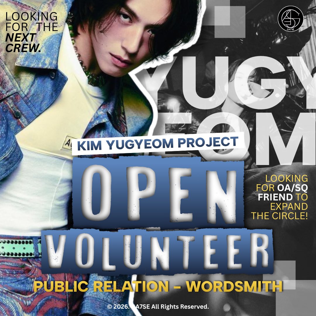 GA7SE's tweet photo. ⓘ Birthday project: LOADING …
We’re building the crew and we want you in it. 𝗬𝘂𝗴𝘆𝗲𝗼𝗺 𝗥𝗼𝗹𝗲𝗽𝗹𝗮𝘆𝗲𝗿𝘀 and v͟o͟l͟u͟n͟t͟e͟e͟r͟s͟ please hop in : https://t.co/n6kvPWmFzE Let’s celebrate YUGY’s day and make it even brighter! 🔗💥 https://t.co/SG6wEgvQNK