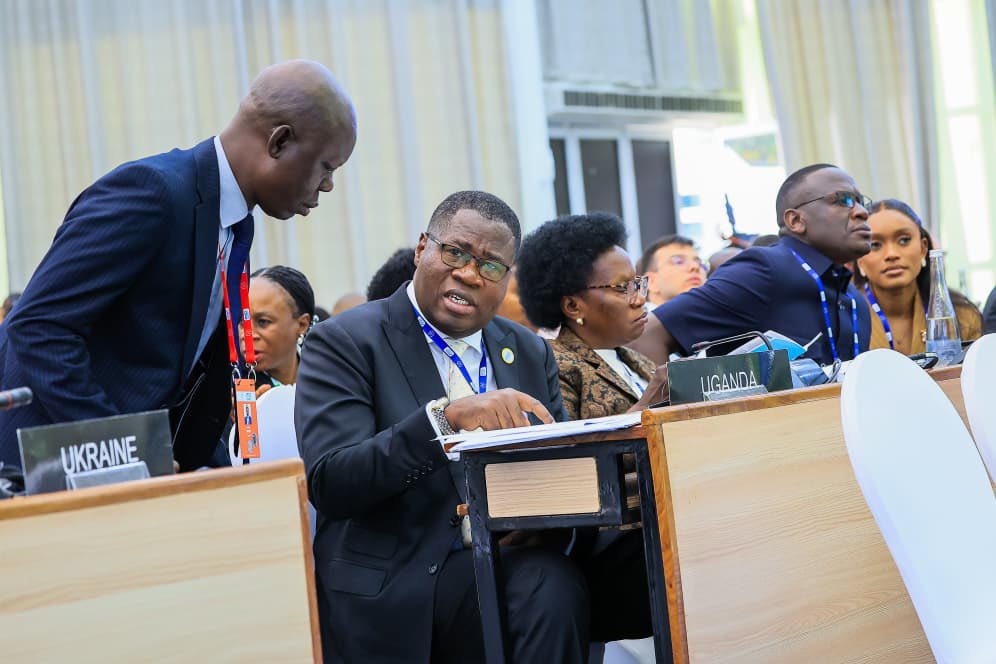 12thParliament's tweet photo. Speaker @ObothOboth is leading Uganda’s delegation at the Inter-Parliamentary Union (IPU) Assembly taking place in Arusha, Tanzania. The Assembly brings together parliamentarians from across the world to discuss key global issues and strengthen parliamentary cooperation. https://t.co/CCpiXgMAHe