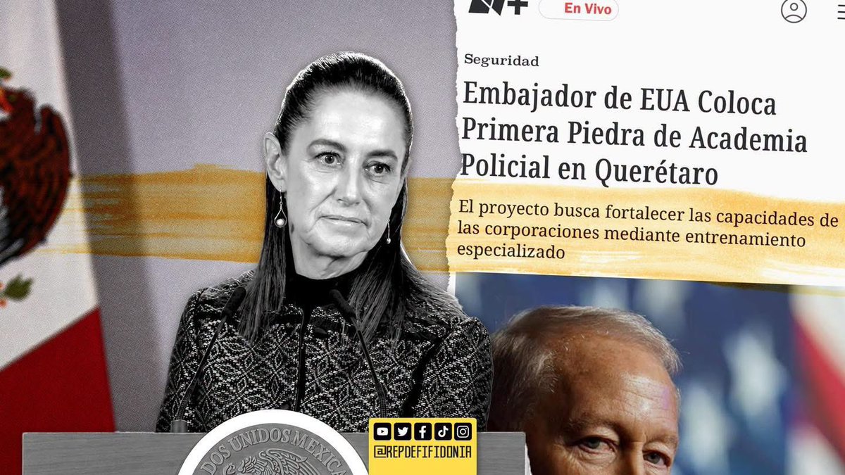 rafaborbolla's tweet photo. Vaya nivel de "coordinación" en la 4T: el gobernador de Querétaro y el embajador de EE. UU. colocaron la primera piedra de la Academia Estatal de Interdicción, un proyecto de seguridad con una inversión de 10 millones de dólares de apoyo estadounidense y 30 millones de pesos locales. Al evento asistieron y avalaron el proyecto representantes de la SEDENA, Semar y la Secretaría de Seguridad Pública, pero en la presidencia ni enterados. El berrinche en la mañanera por la supuesta "falta de relación institucional" solo deja en claro una cosa: en las decisiones clave de seguridad, a Claudia Sheinbaum simplemente nadie la pela, ni sus propias dependencias federales.