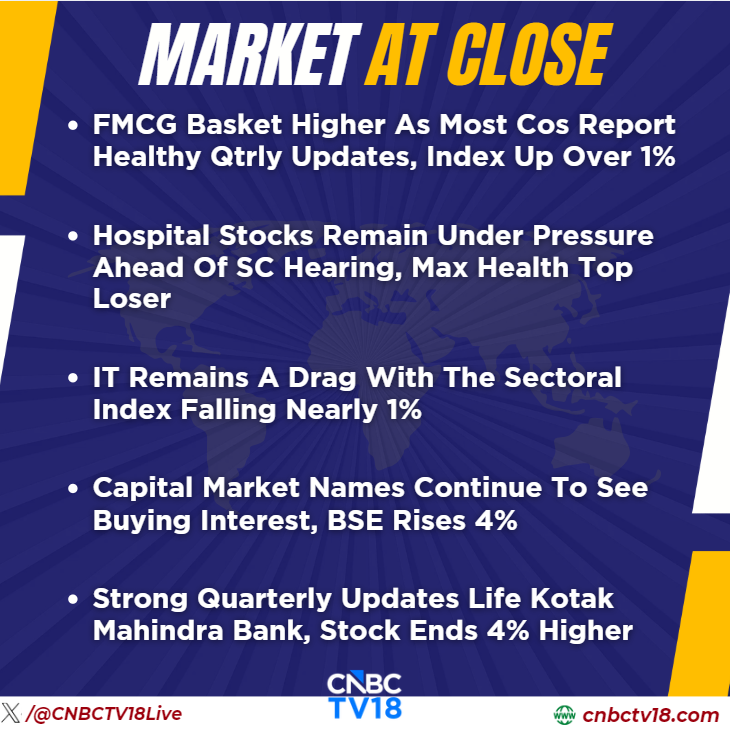 CNBCTV18Live's tweet photo. #MarketAtClose | Most #AC Cos Rise On An Expectation Of Strong #Demand, #PGElectro Surges 8%
👉Insurance Brokers Association Writes To PM On #IRDAI Paper, #PBFintech Up 6%
Here's More ⏬ https://t.co/6QPNH86fs3