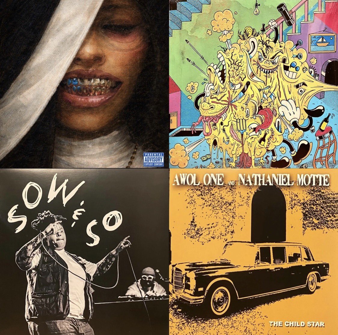 dilla58's tweet photo. 最近の入手盤→ SPANISH RAN　/ Vows Under Gold (Marble - Milky Clear w. Black &amp; Gold Marble  Vinyl)、Lahnah / Lahnah (Black Vinyl)、Nappy Nina &amp; Swarvy / Sow &amp; So (Black Vinyl)、AWOL ONE &amp; NATHANIEL MOTTE /THE CHILD STAR (Black Vinyl) https://t.co/h3v8kuPz73