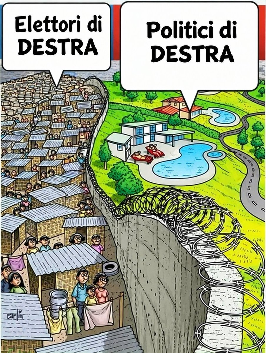 MasaoMazzacane's tweet photo. La cosa assurda che sono felici e contenti, anzi se parli male dei politici di destra si incazzano. https://t.co/8QFhMGVwN8