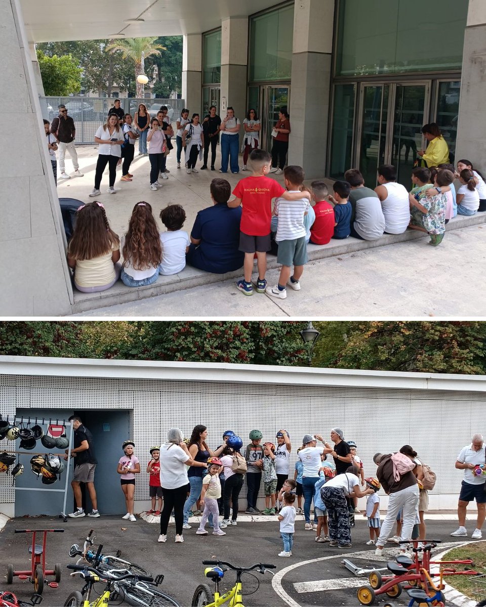 ParticipaCor's tweet photo. 🚴‍♂️🚦 ¡La barriada de Trassierra se mueve por la seguridad vial! Fantástica visita al Centro de Educación Vial este 4 de octubre para aprender sobre civismo y movilidad responsable en familia.   ¡Gracias por acompañarnos y hacer barrio! 🙌✨ #Córdoba #HaciendoBarrio https://t.co/kynH9ujmKf
