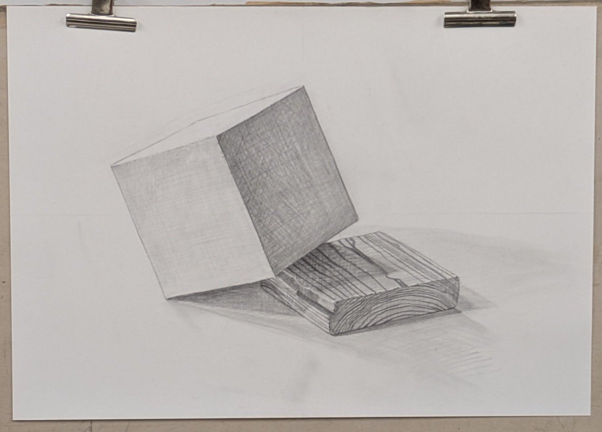 warmgray_no5's tweet photo. 今日は自主練 #デッサン っす
完成!
美術室で描いてたんすけど、ずっと1人っていうのが辛かったです。
なんかパースをかけ過ぎる癖があるみたいでそこを直したいです。
一応美術サークルを名乗ってはいるんですけど自分以外メンバーがいないので同志が欲しいですね。
#絵師さんと繋がりたい https://t.co/mz1HATVw5R