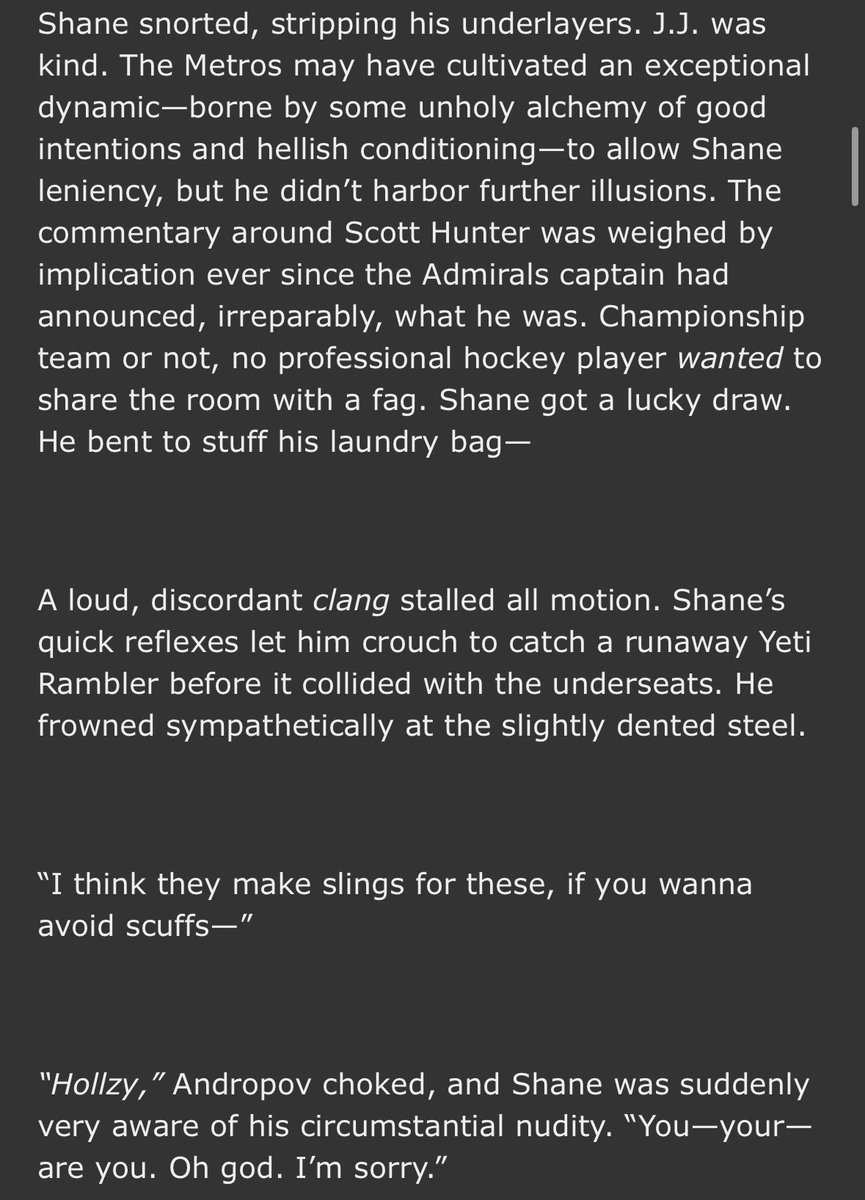 apriicating's tweet photo. one of my favourite ongoing fics #ofalltime just updated, hilaaarious antics with the voyageurs not coping with shane’s hotness, absolutely delicious smut, and angst!! all my of my favourite things!! go read!! (screenshots from most recent chapter)
https://t.co/RNVRPN8D8w https://t.co/69FHSgd8nK