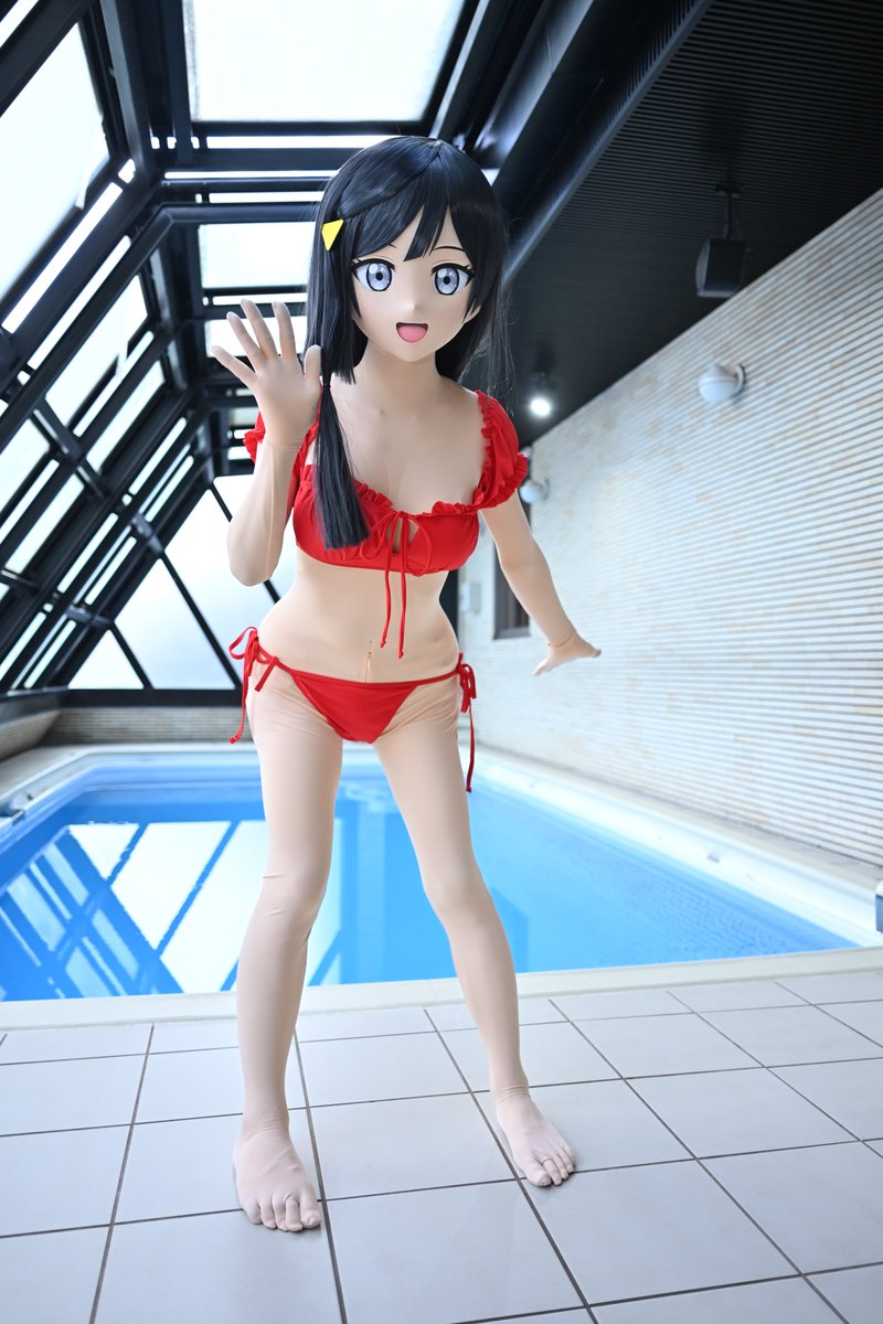 xxxxP_kig's tweet photo. #kigurumi 
#the_reioff #例のオフ
週末は初めて例のプールに行ってまいりました！
水着での撮影も初めてでした（今年中に何とか間に合いました） https://t.co/xumewRpJ3r
